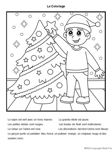 Noël French Christmas Worksheets Teaching Resources