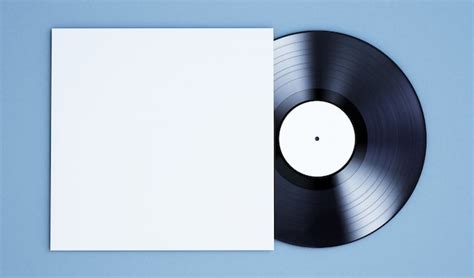 Premium Photo Blank Vinyl Record
