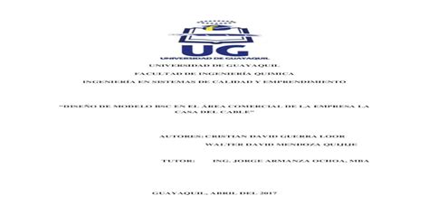 Universidad De Guayaquil Facultad De IngenierÍa Quimica IngenierÍa En