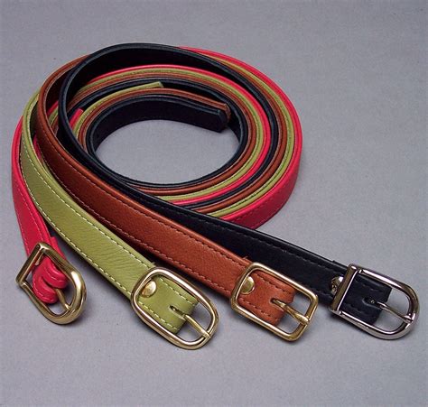 Narrow Leather Belt