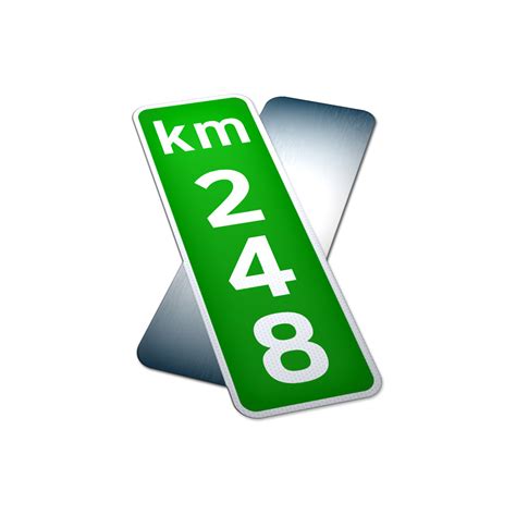 Kilometer Marker Traffic Supply 310 Sign