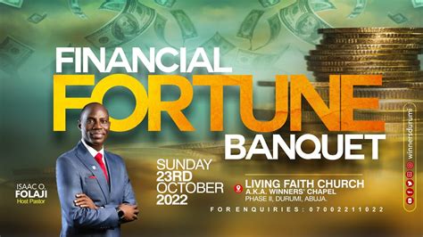FINANCIAL FORTUNE BANQUET SERVICE | 2ND SERVICE | OCTOBER 23, 2022