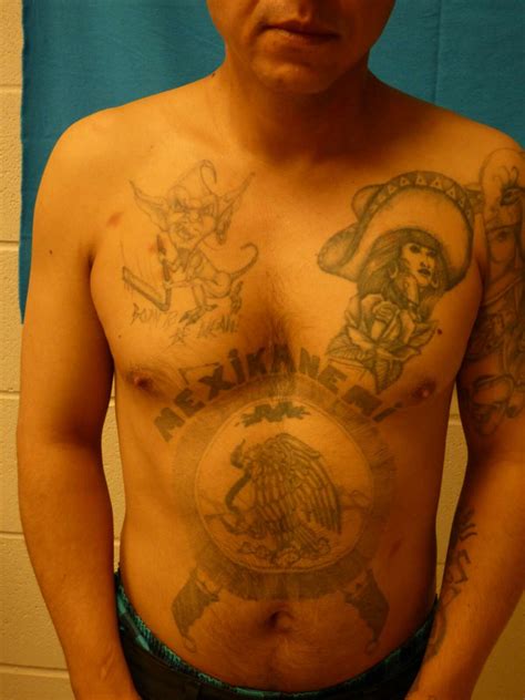 Tattoos on 3 men picked up by Border Patrol give away alleged gang ties