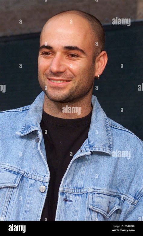 Tennis Star Andre Agassi Arrives As A Guest For The 2000 Billboard