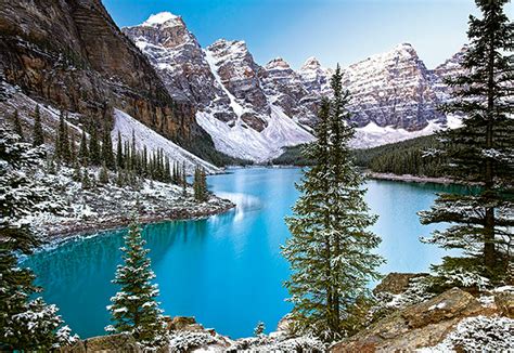 Many people even make it a practice to create a yearly puzzle, then glue the pieces together to form a wall. Jewel of the Rockies, Canada - 1000pc Jigsaw Puzzle by ...
