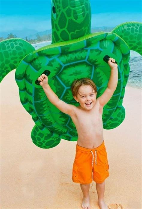 Intex lil' sea turtle ride-on (57524)