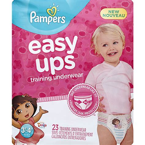Pampers Easy Ups Hello Kitty Training Underwear Size 3t4t 23 Ct Pack