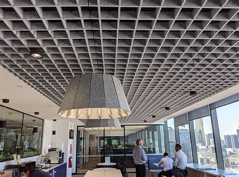 Choose a black ceiling tile with total acoustics performance to help create a dramatic space, and ensure the occupants won't miss a word. Gallery of Acoustic Ceiling Tile - Ecoustic Sculpt™ - 1 in ...