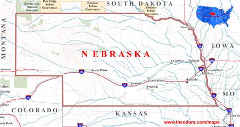 Nebraska Maps