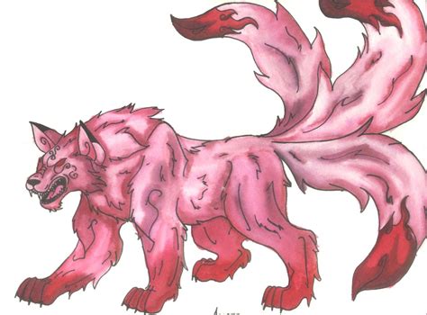 Wolf Demon Of Fire By Pinkscooby54 On Deviantart