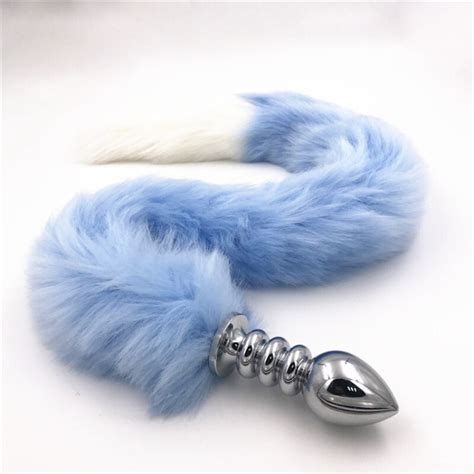 Aliexpress Com Buy Stainless Steel Thread Butt Plug Wig Tail Anal