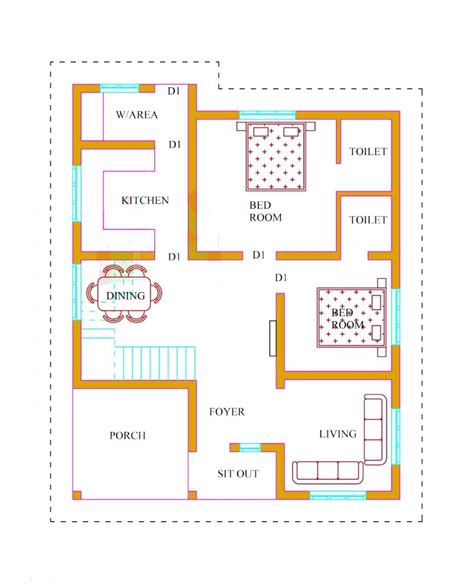 Find the best 2 bedroom house designs and realize your house from our collection. Luxury Kerala Two Bedroom House Plans - New Home Plans Design