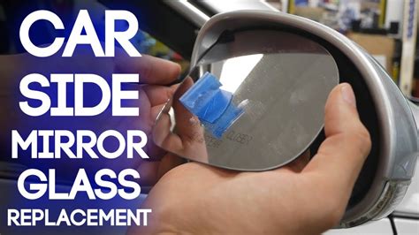 Removing Broken Wing Mirror Glass Glass Door Ideas