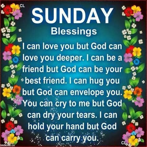 Sunday Blessings From God Sunday Prayer Morning Blessings Happy