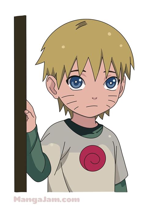 How To Draw Child Naruto From Naruto Naruto Criança Personagens
