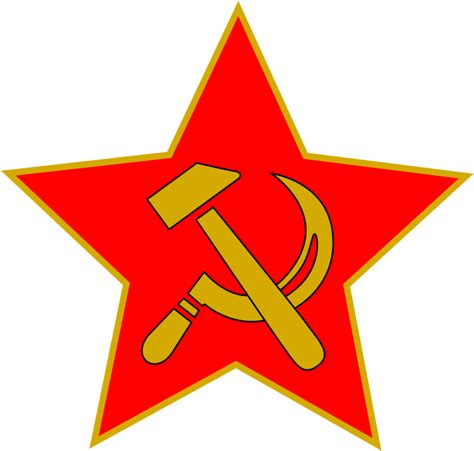 Communist Party Of The Soviet Union Hammer And Sickle Communist
