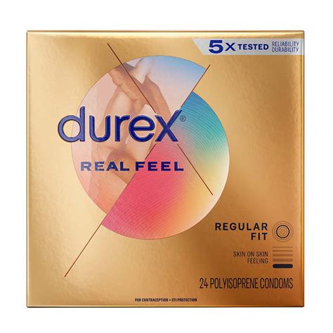 Durex Real Feel Non Latex Condoms Shop Condoms Contraception At H E B