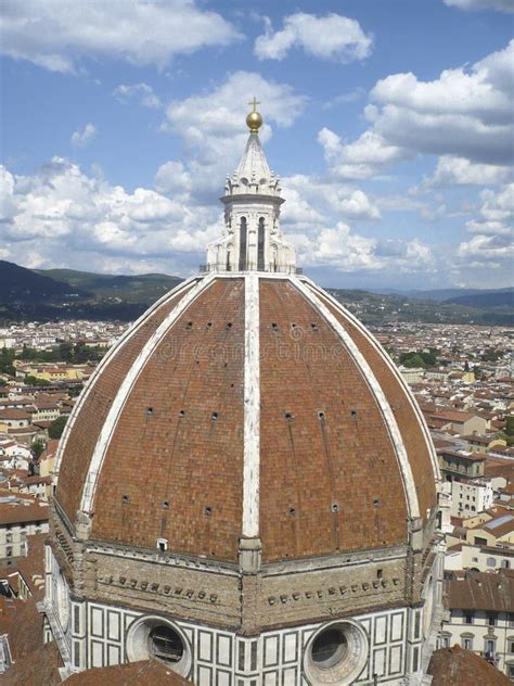Great View Of Florence In Italy With The Dome Of The Duomo Stock Image