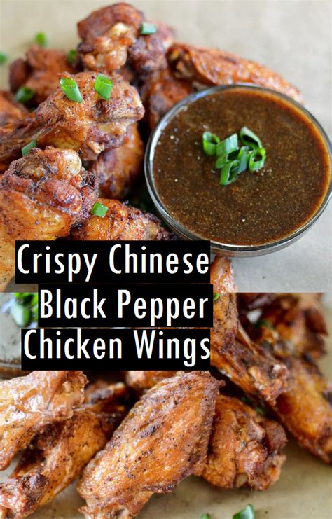 Cup of strong chicken stock or a proprietary booster. Crispy Chinese Black Pepper Chicken Wings | Stuffed ...