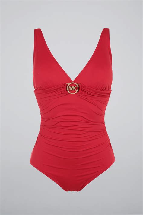 Michael Michael Kors Swimsuit In Red Lyst