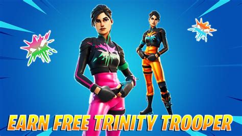 New Earn Free Trinity Trooper Skin Fortnite Trinity Challenge