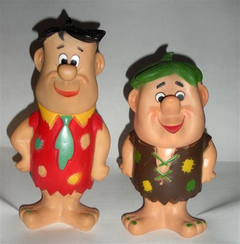 Fred Flintstone And Barney Rubble Hanna Barbera Figures