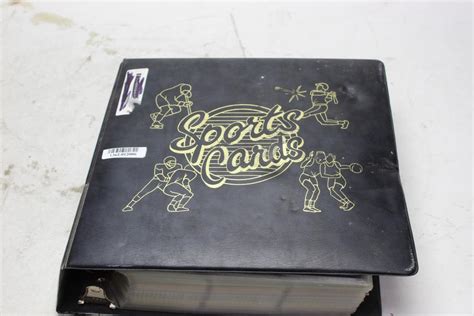 3 ring binder pages size: Sports Card Binder Filled With Baseball Cards | Property Room