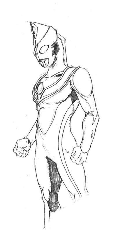 Ultraman Dyna Sketch By Onore On Deviantart