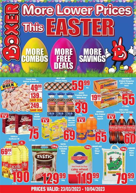 Boxer Promotional Leaflet Easter Valid From 2303 To 1004 Page