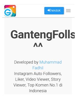 15 aplikasi penambah followers instagram tercepat 2019 gratis. Gantengfols com situs penambah Followers di IG dengan gantengfollows com - Indah Tekhno