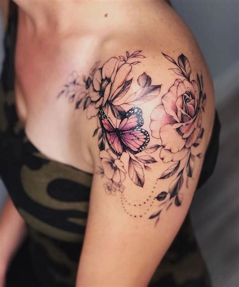 Impressive And Attractive Shoulder Tattoos For Women Page Of
