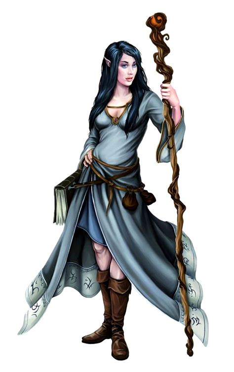 Female Elf Wizard Pathfinder Pfrpg Dnd Dandd D20 Fantasy Female Elf