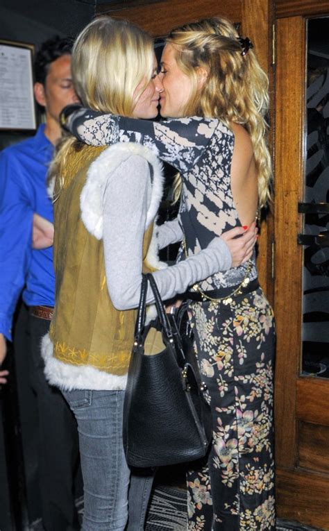 Sienna Miller Gives Pal Poppy Delevingne A Kiss—see The Pic E News