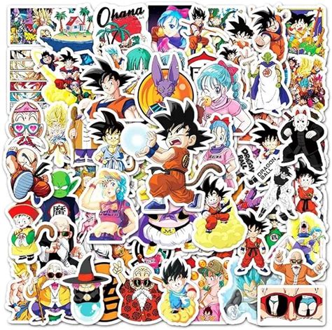 Dragon Ball Z Stickers 100pcs Cartoon Anime Super Saiyan Goku