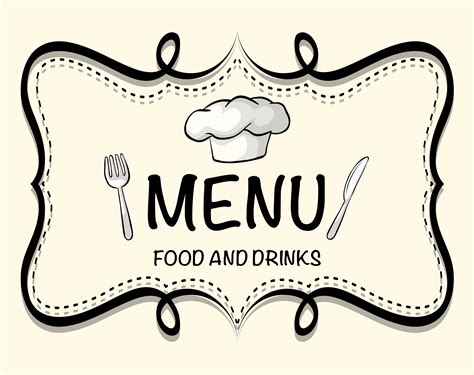 Création de logo du menu du restaurant Telecharger Vectoriel Gratuit