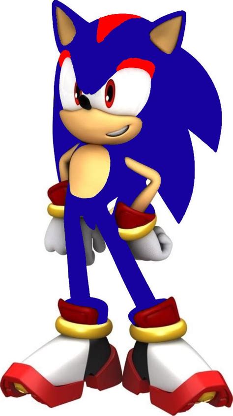 Sonic With Shadics Color By Shadic15675 On Deviantart