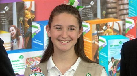 Meet The Top Girl Scout Cookie Seller More Than 100000 Boxes