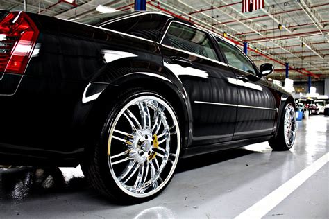 24 Inch Black Rims For Chrysler 300