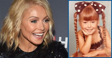 Kelly Ripa Shares Adorable Throwback Photo Of Herself In Pigtails