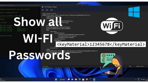 Cmd Find All Wi Fi Passwords With Only 1 Command Windows 1011 Youtube
