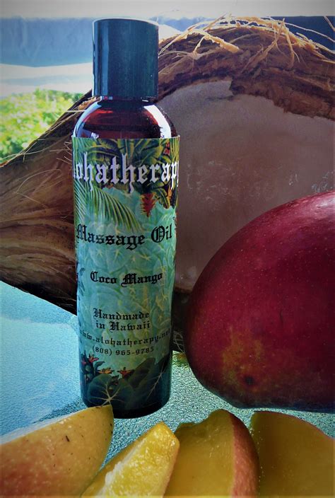 “coco Mango” Massage Oil Bath And Body Oil Alohatherapy