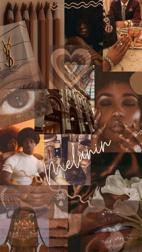 Melanin Brown Skin Girl Aesthetic Wallpaper In 2022 Black Aesthetic
