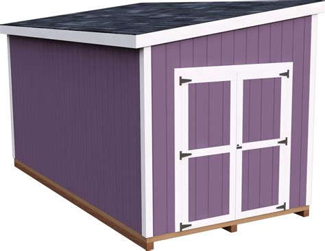 Diy 8x16 Lean To Storage Shed Plan 3dshedplans™