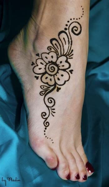 Simple Henna Designs For Beginners On Feet