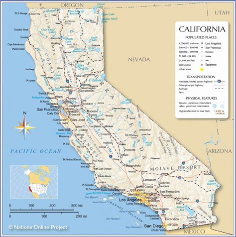 Southern California County Map With Cities Printable Maps State Map
