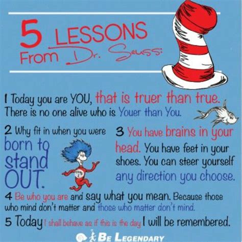 Dr Seuss Life Lessons Seuss Lesson Dr Seuss Quotes