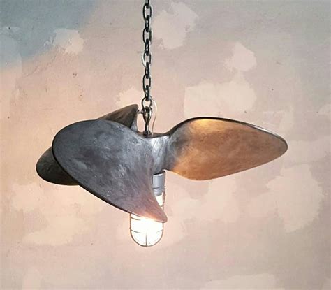 If you prefer a clean aesthetic, opt for modern bathroom vanity lights. Industrial Aluminium Nautical Propeller Hanging Light ...