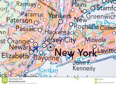 Due to the fact new york political borders oftentimes changed, historic maps are important in helping you uncover the precise specific location of your. NEW YORK,on the map stock image. Image of newark ...