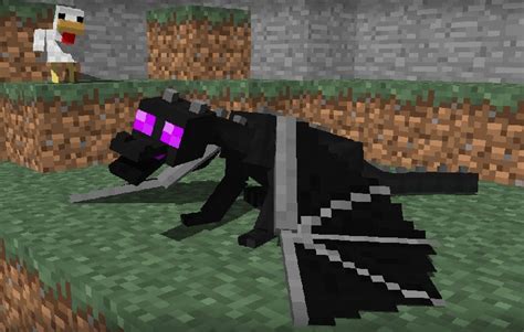 The ender dragon is a gigantic flying hostile boss mob found when first entering the end. Baby ender dragon so cute | Minecraft personajes ...