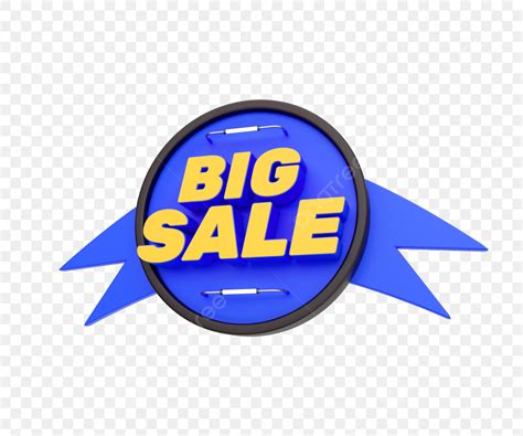 Big Sale Clipart Hd Png Big Sale Banner 3d Isolated Big Sale Banner